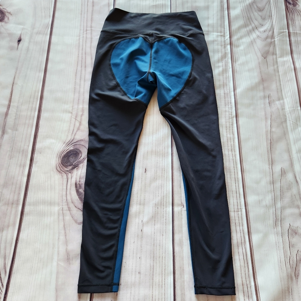 Evree X Barbella “Bella Heart” Legging & Bra Set Black Blue | Women's Size M - Picture 12 of 16